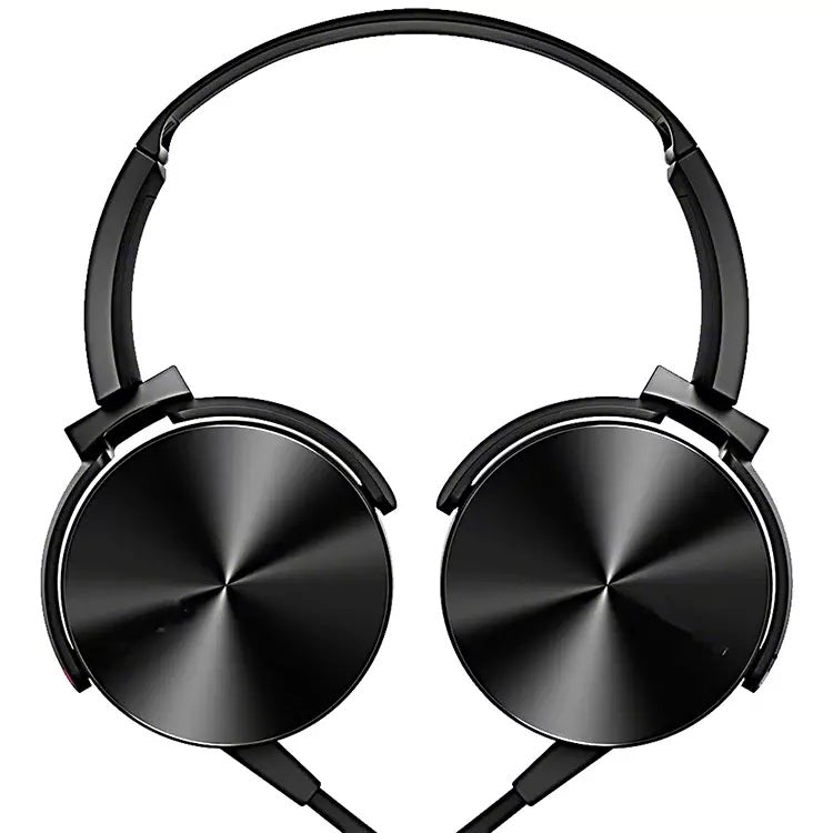 Wired Black Over Ear Headphone HD Sound Over Ear Headset Bass HiFi Sound Music