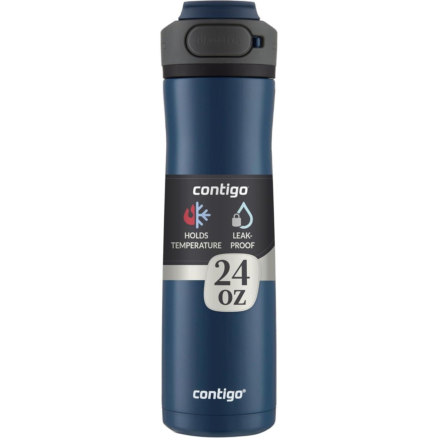 Contigo AUTOSEAL Tritan water bottle with spill-proof lid and carry handle