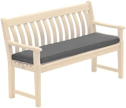 Outdoor Garden Bench Cushion Grey