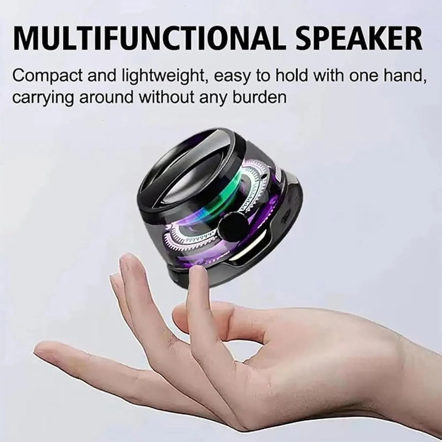 Portable Magnetic G200 LED Bluetooth Speaker Wireless Mini Speakers RGB Light