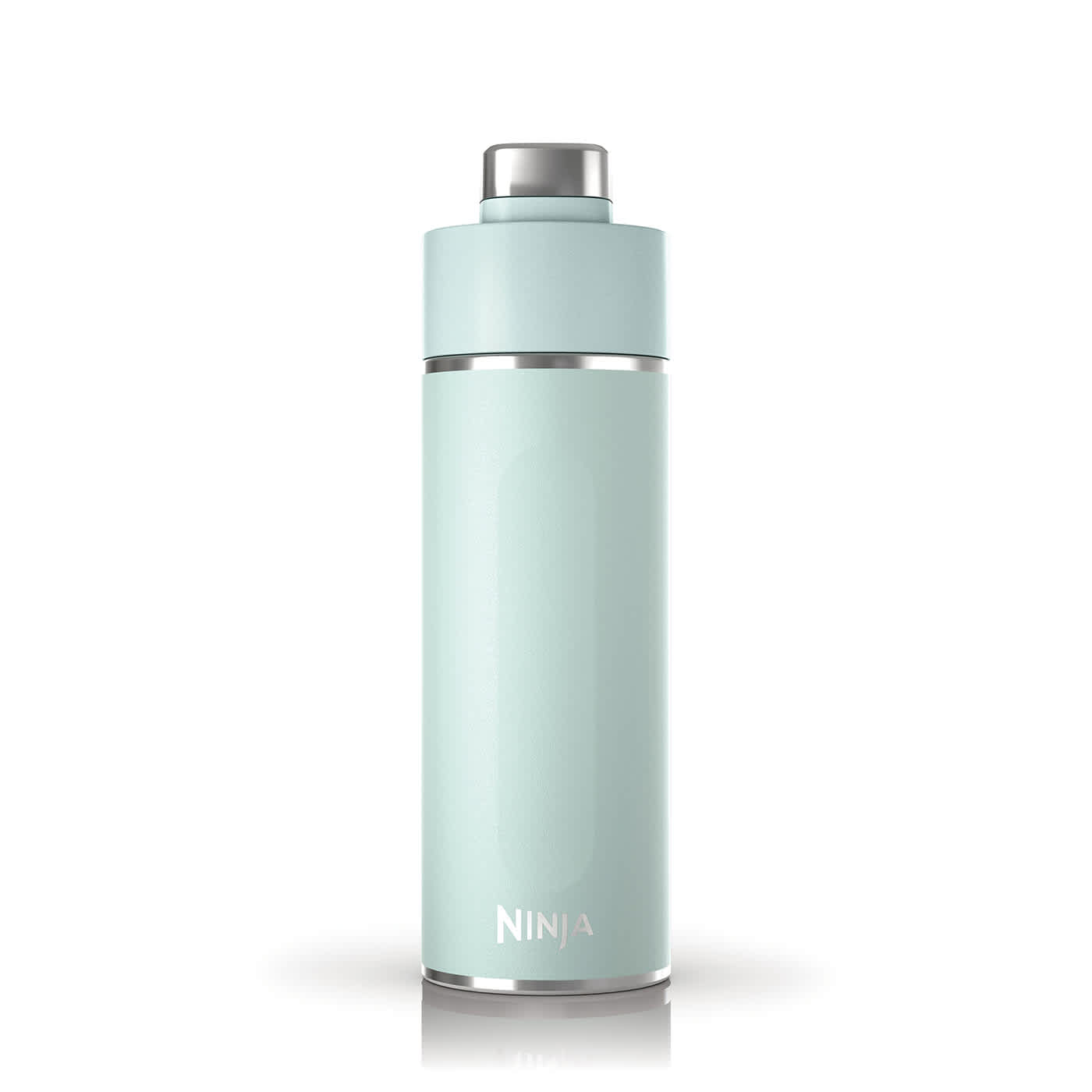 Travel flask in backpack side pocket on outdoor adventure