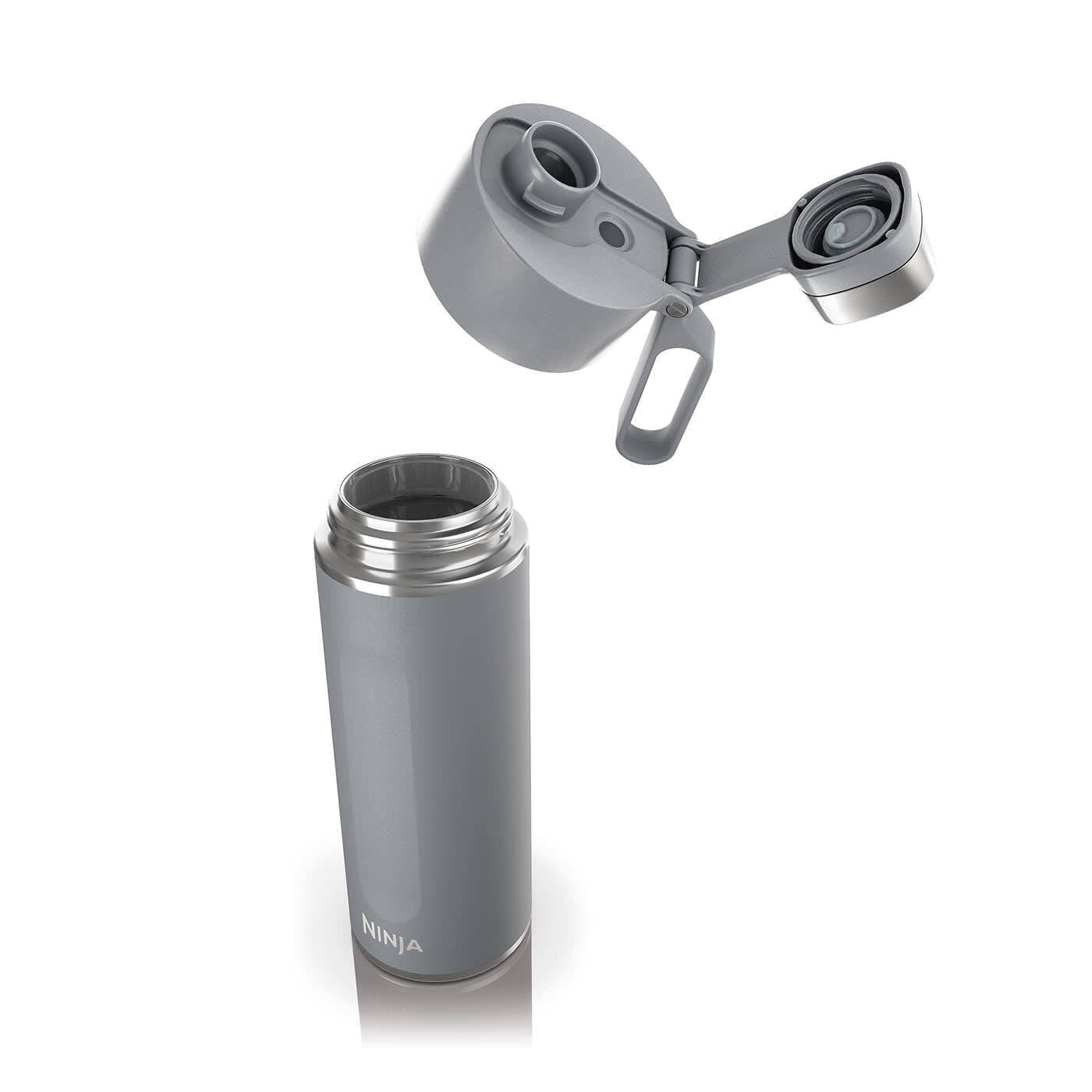 Close-up of BPA-free leak-proof cap on Ninja Thirsti bottle
