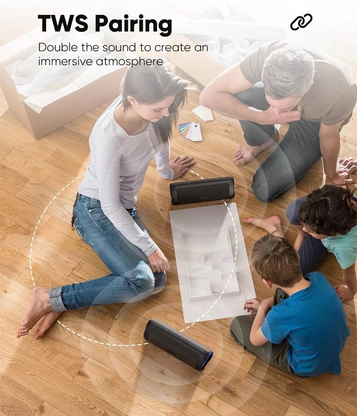 Ultimate Compact Portable Bluetooth Speaker – 20hr Playtime, TWS Pairing