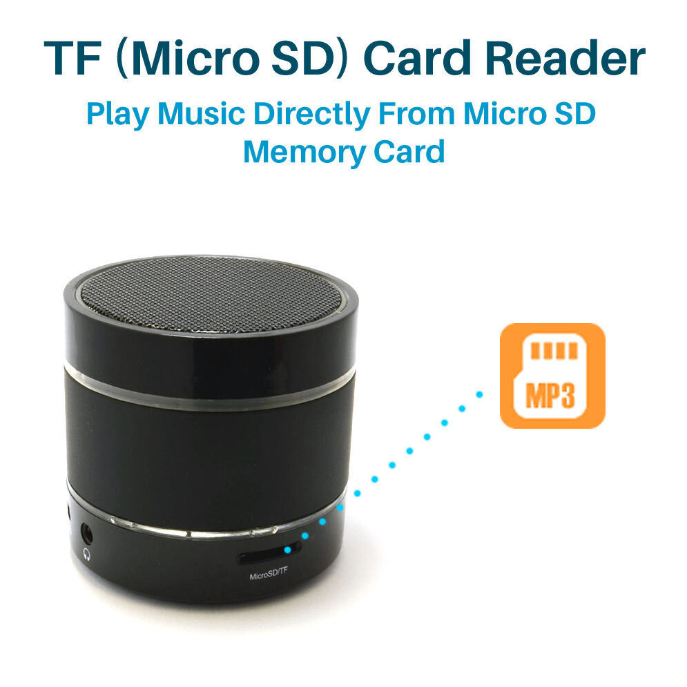 Bluetooth Wireless Speaker Portable with LED Light & Extra Bass