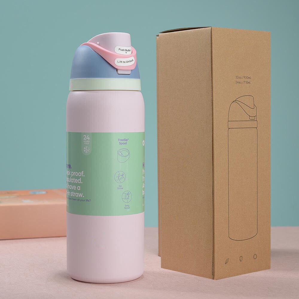 mxei flask in pink color