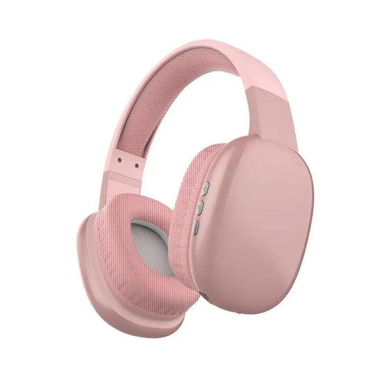 Wireless Over-Ear Bluetooth Headphones with Built-In Mic and TF Card Slot