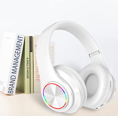 Wireless Bluetooth 5.0 Foldable headphone with Built-in microphone and Stereo Sound