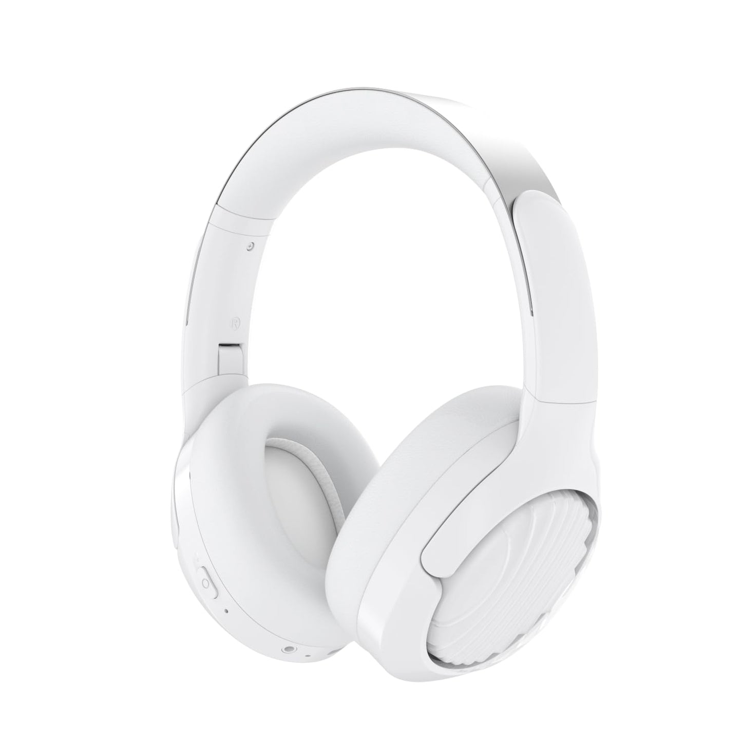 Active Noise Cancelling Bluetooth Over-ear Headphones, 100H Playtime with Microphone