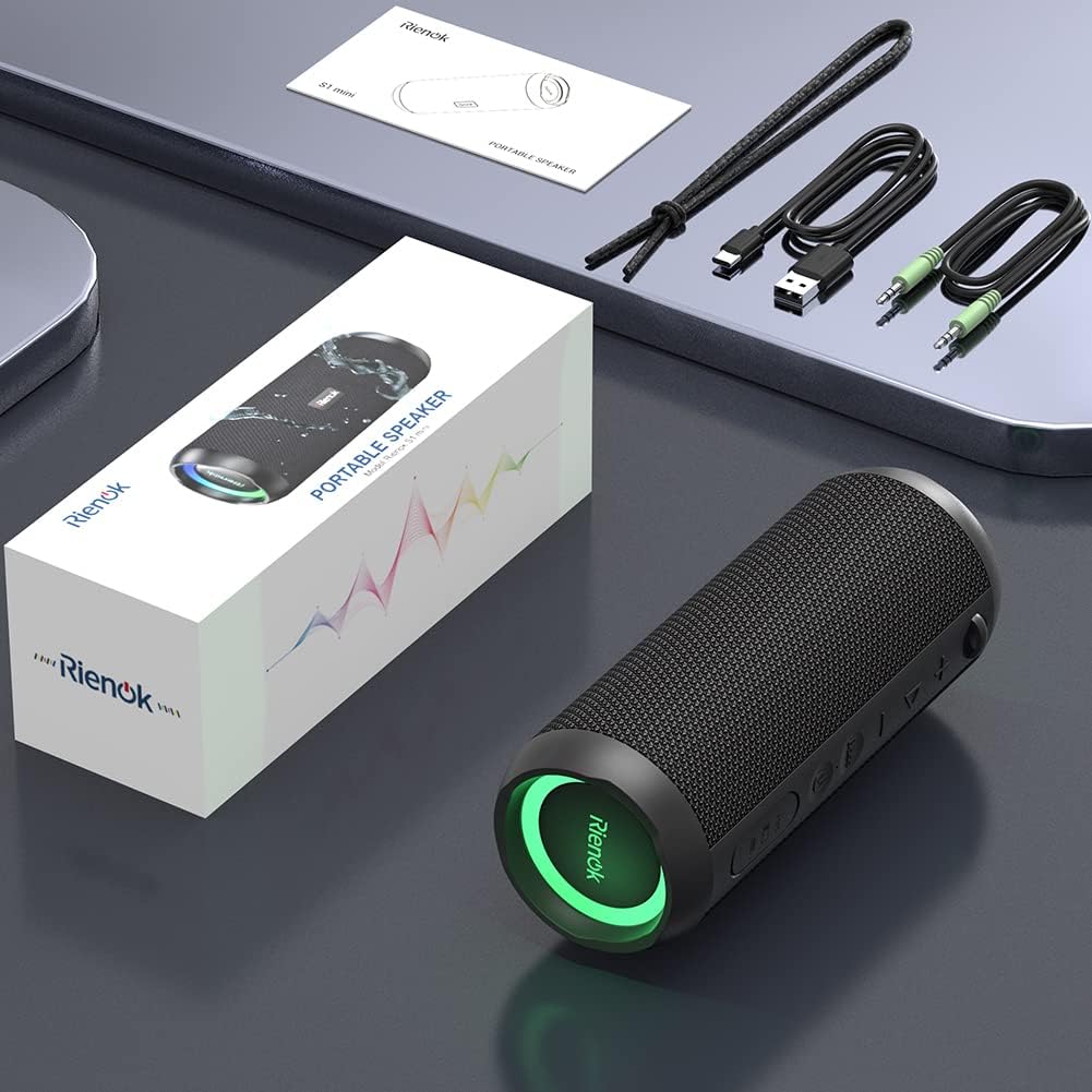 Bluetooth 5.3 Portable, Wireless, and Waterproof Speaker with 30W Enhanced Bass