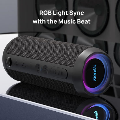 Bluetooth 5.3 Portable, Wireless, and Waterproof Speaker with 30W Enhanced Bass