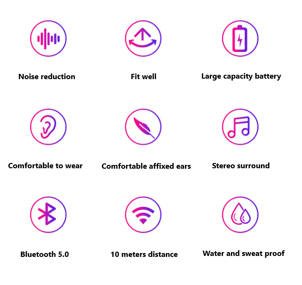 Wireless Bluetooth 5.0 Foldable headphone with Built-in microphone and Stereo Sound
