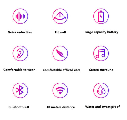 Wireless Bluetooth 5.0 Foldable headphone with Built-in microphone and Stereo Sound