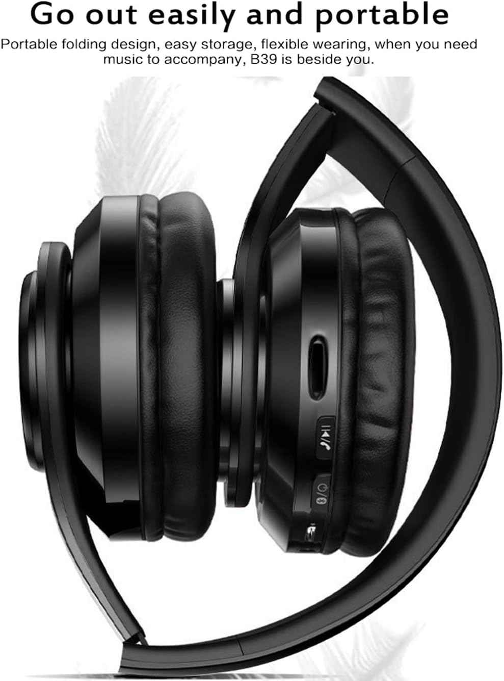 Bluetooth Over-Ear Foldable Wireless & Wired Stereo Headphones