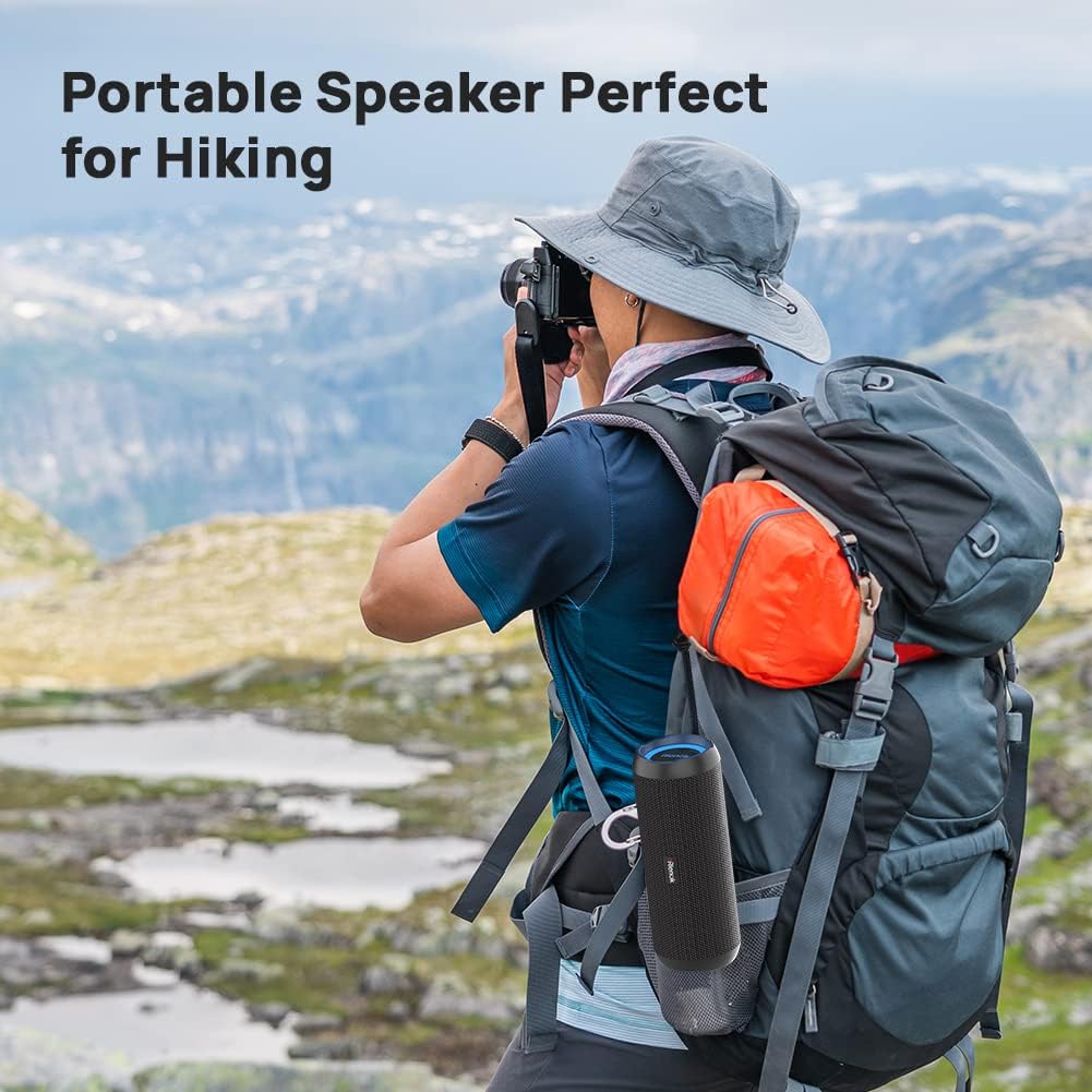 Bluetooth 5.3 Portable, Wireless, and Waterproof Speaker with 30W Enhanced Bass