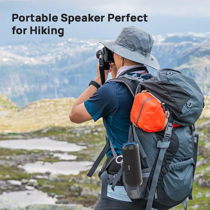 Bluetooth 5.3 Portable, Wireless, and Waterproof Speaker with 30W Enhanced Bass