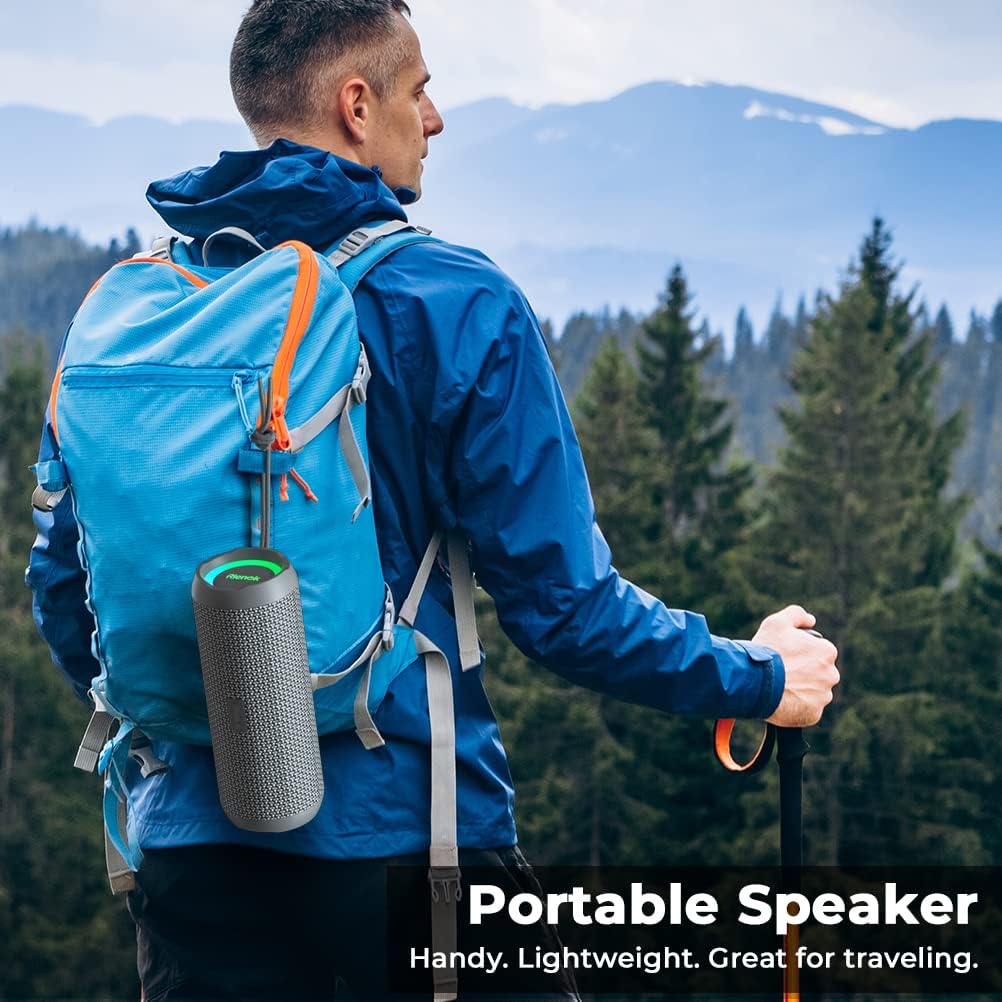 Bluetooth 5.3 Portable, Wireless, and Waterproof Speaker with 30W Enhanced Bass