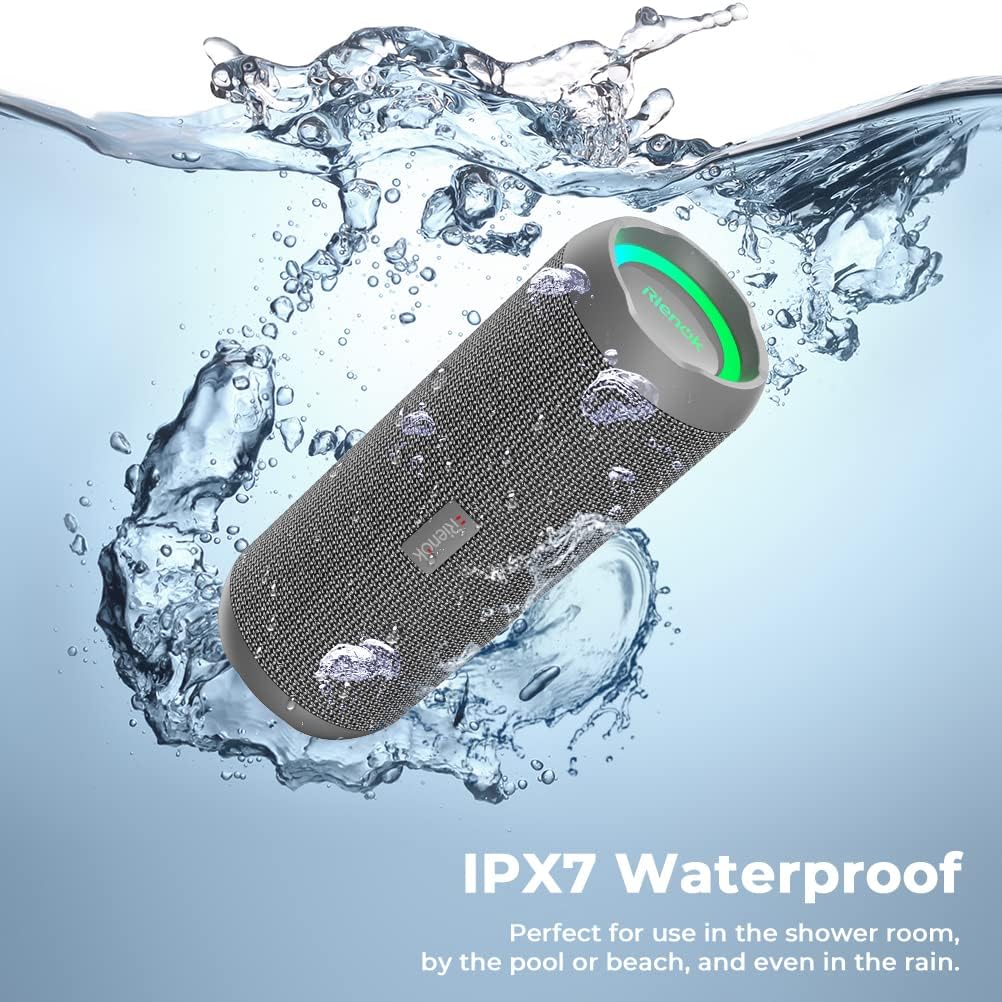 Bluetooth 5.3 Portable, Wireless, and Waterproof Speaker with 30W Enhanced Bass