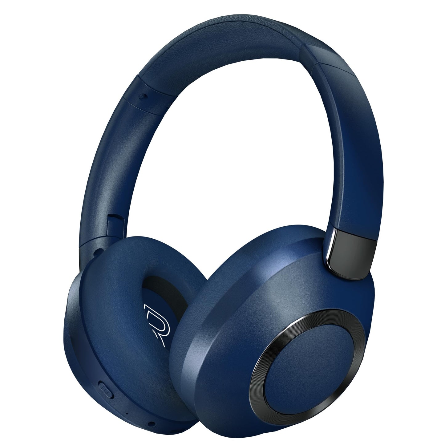 Active Noise Cancelling Bluetooth Over-ear Headphones, 100H Playtime with Microphone