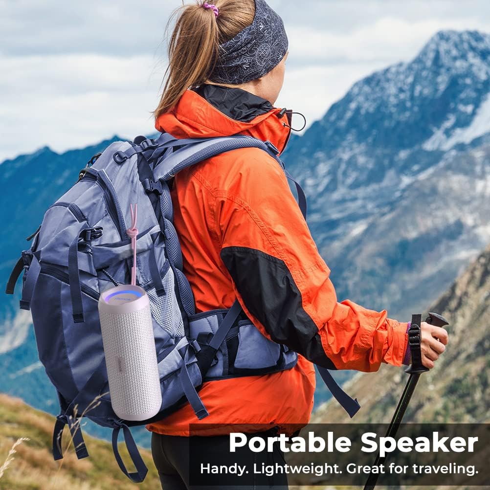 Bluetooth 5.3 Portable, Wireless, and Waterproof Speaker with 30W Enhanced Bass