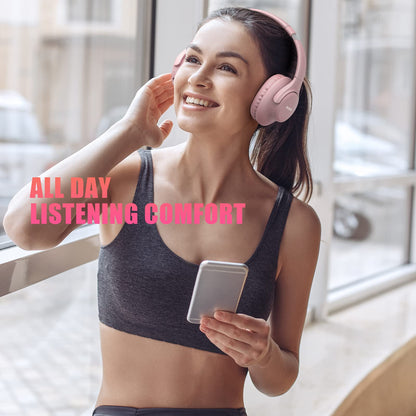 Over Ear Wireless Bluetooth Headphone with 65 Hours Playtime