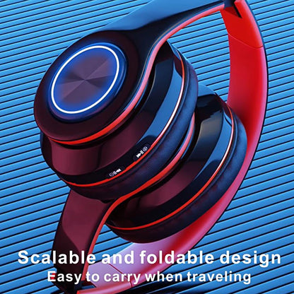 Wireless Bluetooth 5.0 Foldable headphone with Built-in microphone and Stereo Sound