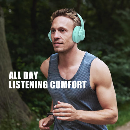 Over Ear Wireless Bluetooth Headphone with 65 Hours Playtime