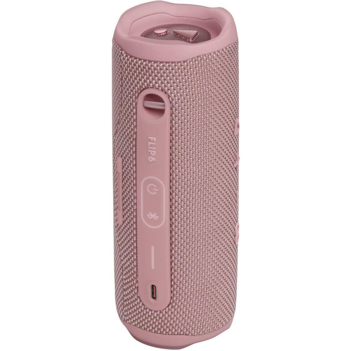 Side view of JBL Flip 6 showing compact and durable construction

