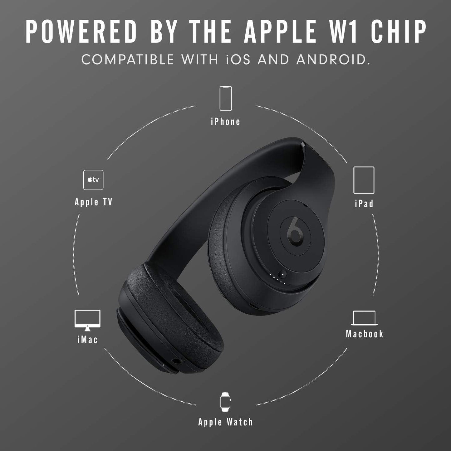 wireless noise cancelling headphones
Compatible with iOS and Android devices