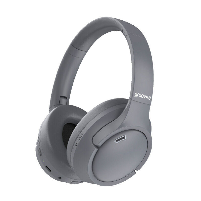 Harmony wireless headphones with ANC and soft on-ear cushions in matte black grey finish