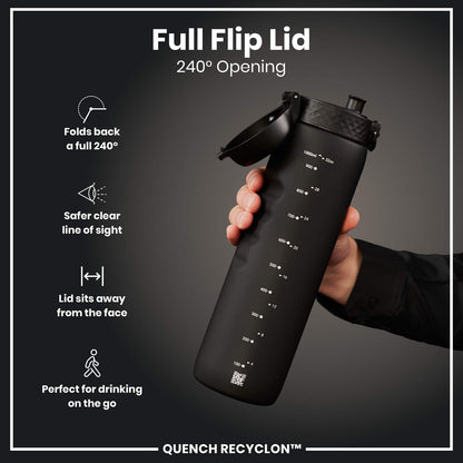 Environmentally friendly Ion8 bottle with clear body and cap