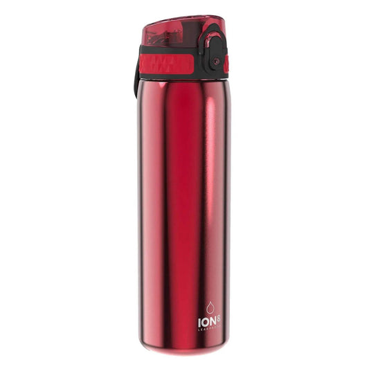 BPA-free Ion8 water bottle with secure flip lid design