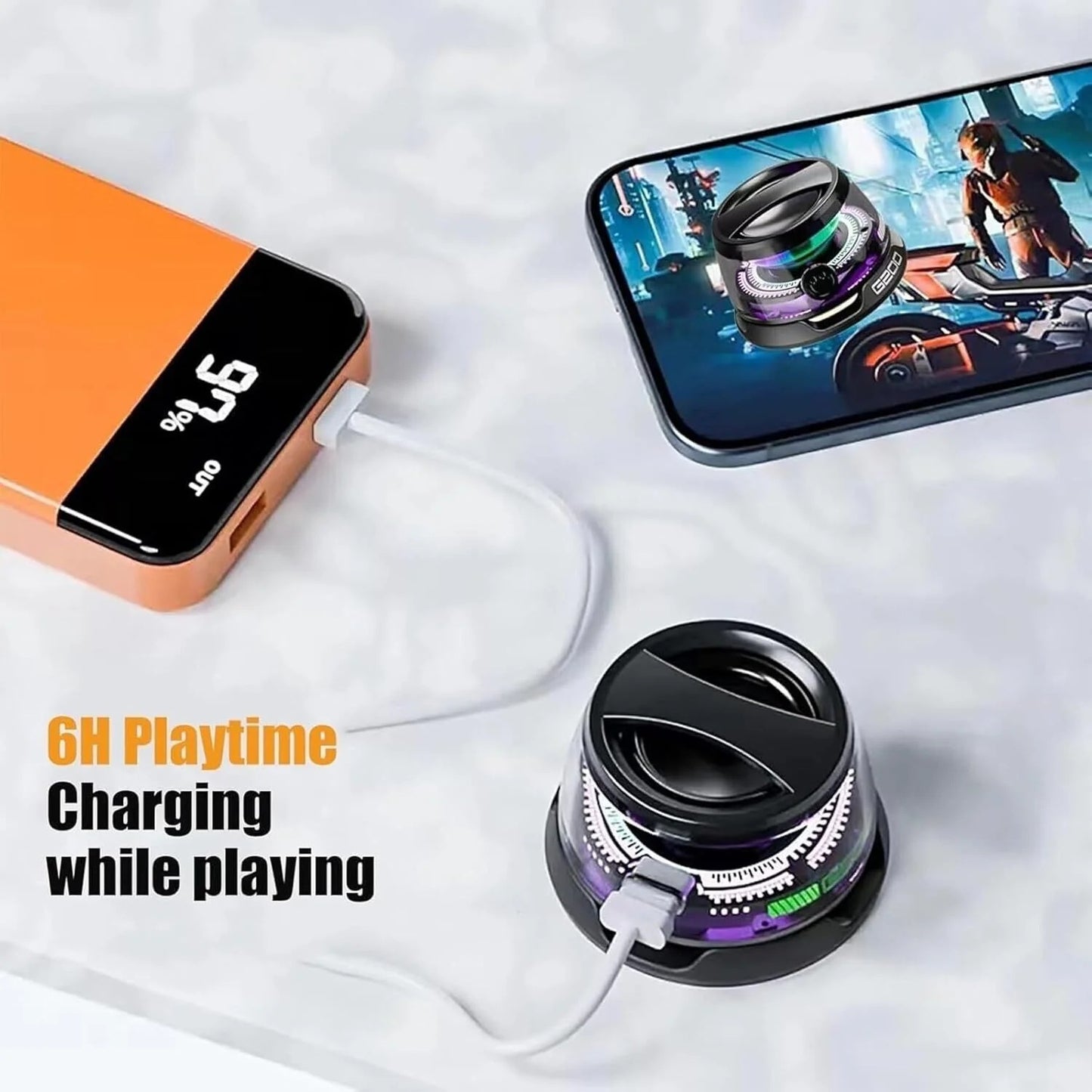 Portable Magnetic G200 LED Bluetooth Speaker Wireless Mini Speakers RGB Light