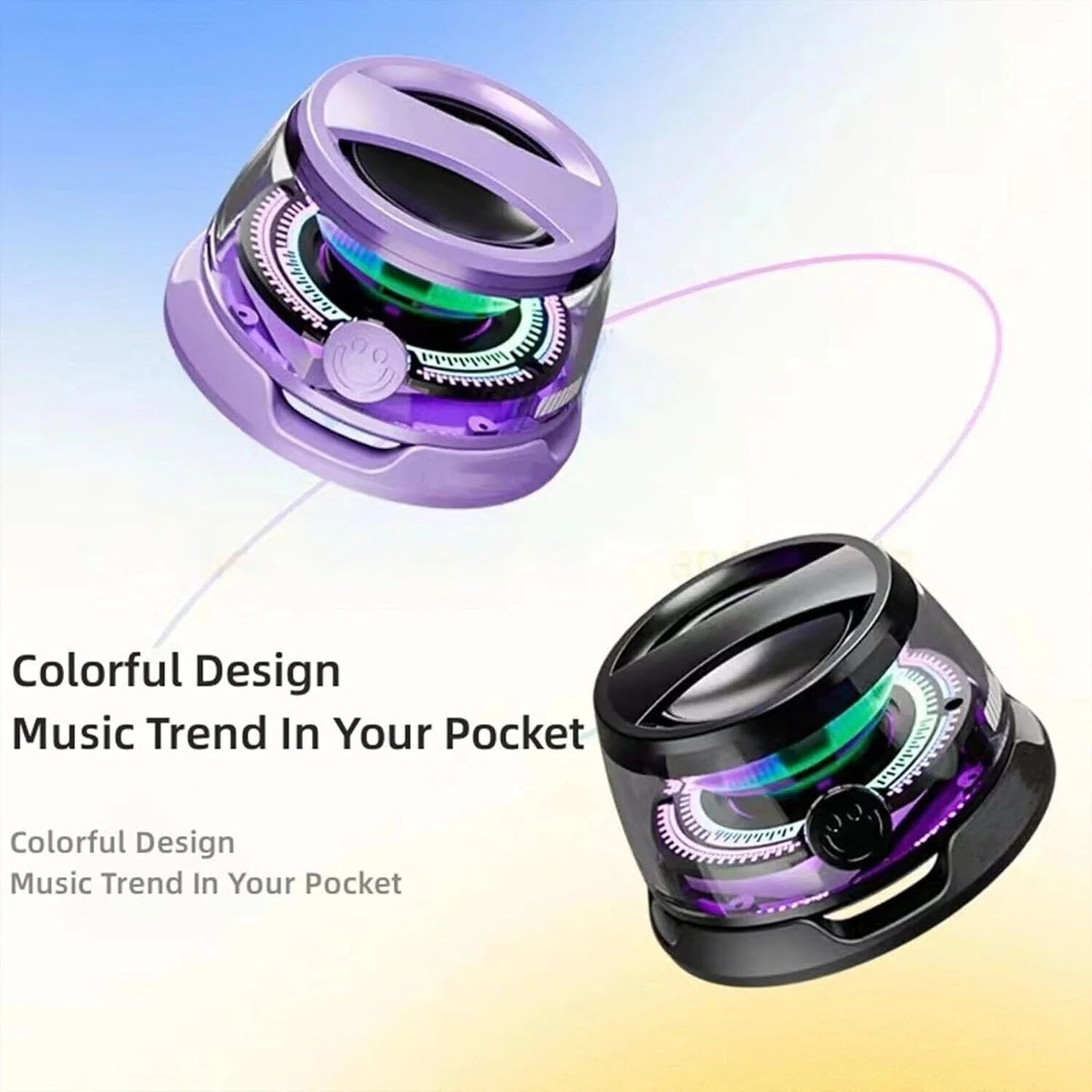 Portable Magnetic G200 LED Bluetooth Speaker Wireless Mini Speakers RGB Light