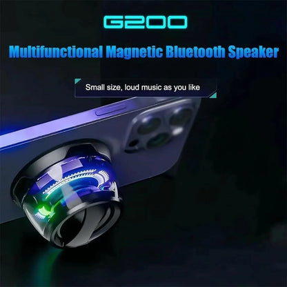Portable Magnetic G200 LED Bluetooth Speaker Wireless Mini Speakers RGB Light