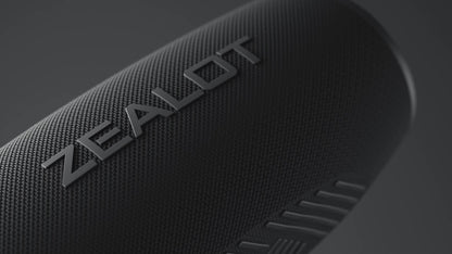 Zealot S97 Portable Bluetooth Speaker, Wireless, RGB LED Light, Black