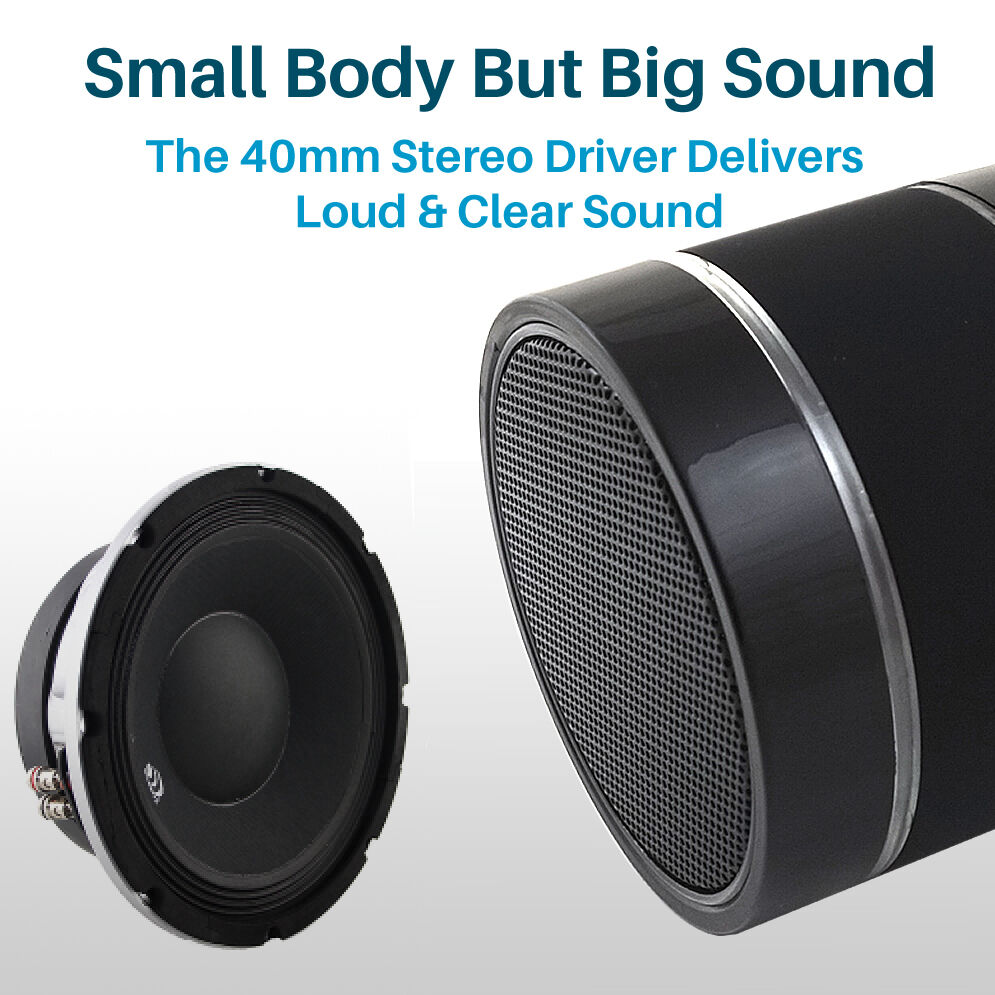 Bluetooth Wireless Speaker Portable with LED Light & Extra Bass
