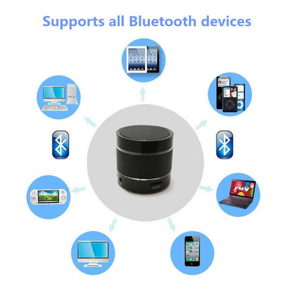 Bluetooth Wireless Speaker Portable with LED Light & Extra Bass
