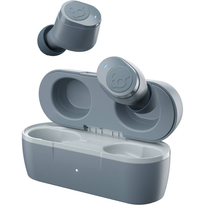 Skullcandy Jib True earbuds, charging case, and ear gel sizes (S, M, L) included in the box