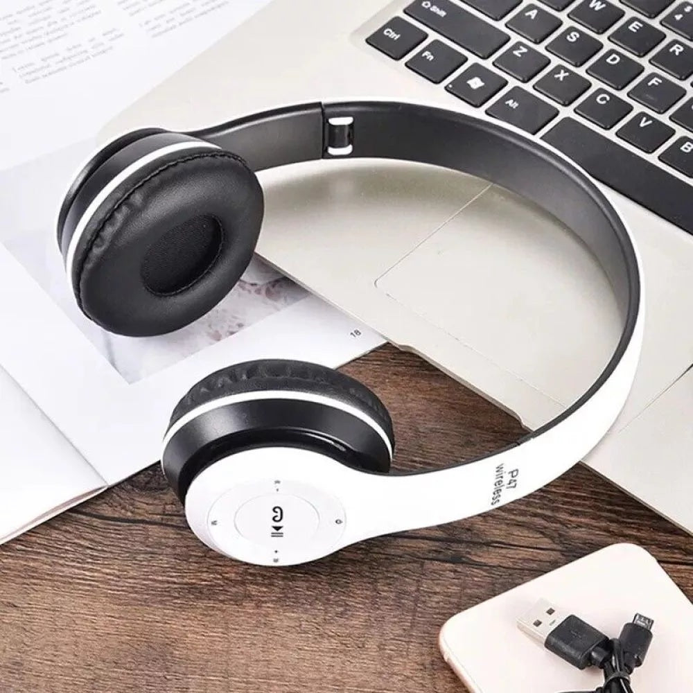 Wireless Bluetooth 5.1 Noise-Cancelling Over-Ear Headphones